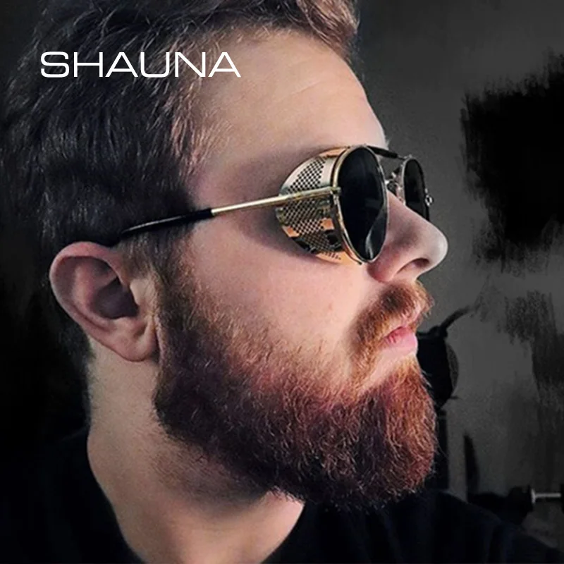 Винтажные очки SHAUNA женские Реверсивные солнцезащитные в стиле стимпанк