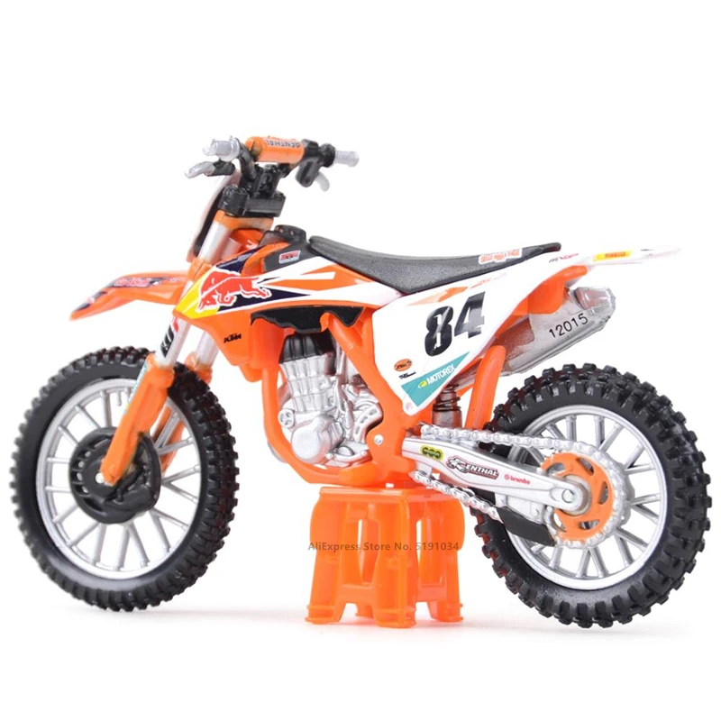 Bburago 1:18 горячие новые продукты KTM 450 SX-F 2018 оригинальная Авторизованная имитация