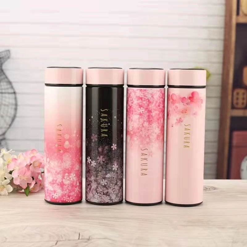 

400ml Cartoon Gradient Star Sky Beautiful Rabbit Mug Portable Stainless Steel Sealed Small Fresh Water Cup Schoolgirl Glass