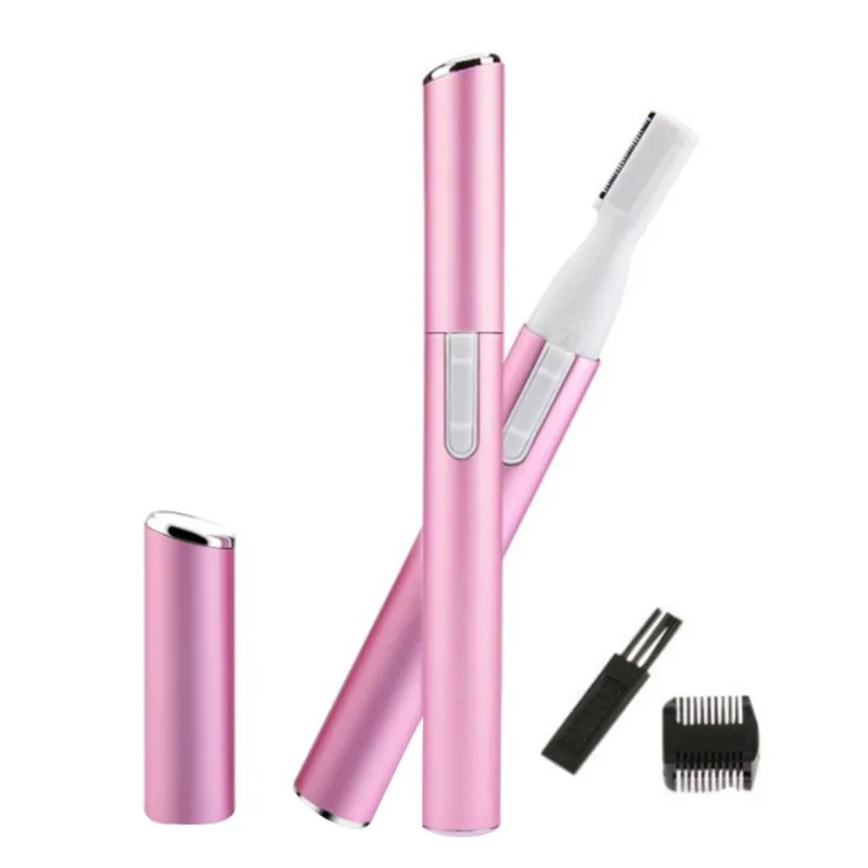 

Electric Eyebrow Hair Remover Women's Light Reusable Facial Shaver Portable Painless Rechargeable Face Trimmer Shaver Tool