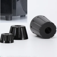 4pcs conical rubber furniture legs speaker cabinet bed table box machine increased feet shock pad tile floor protectors
