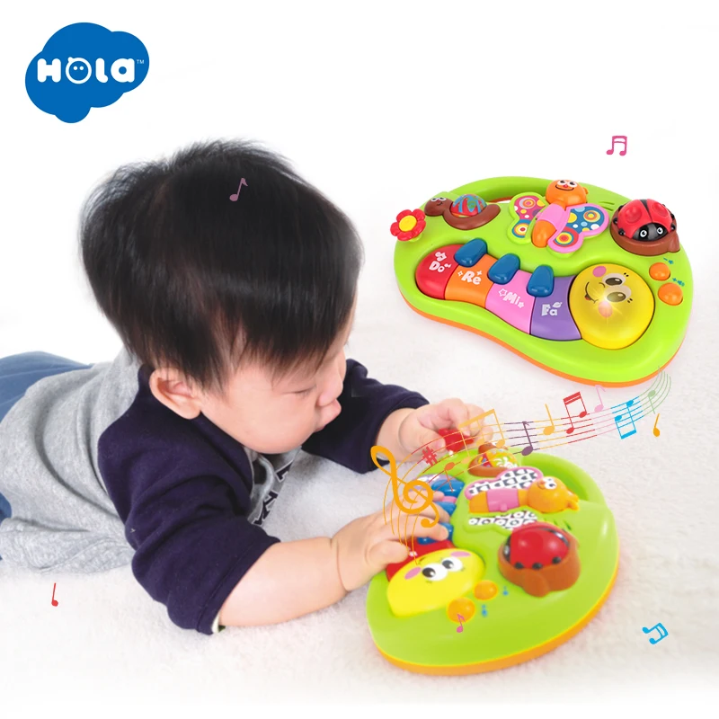 HOLA игрушки 927 детские обучающая машина игрушка с подсветкой и музыкой обучение