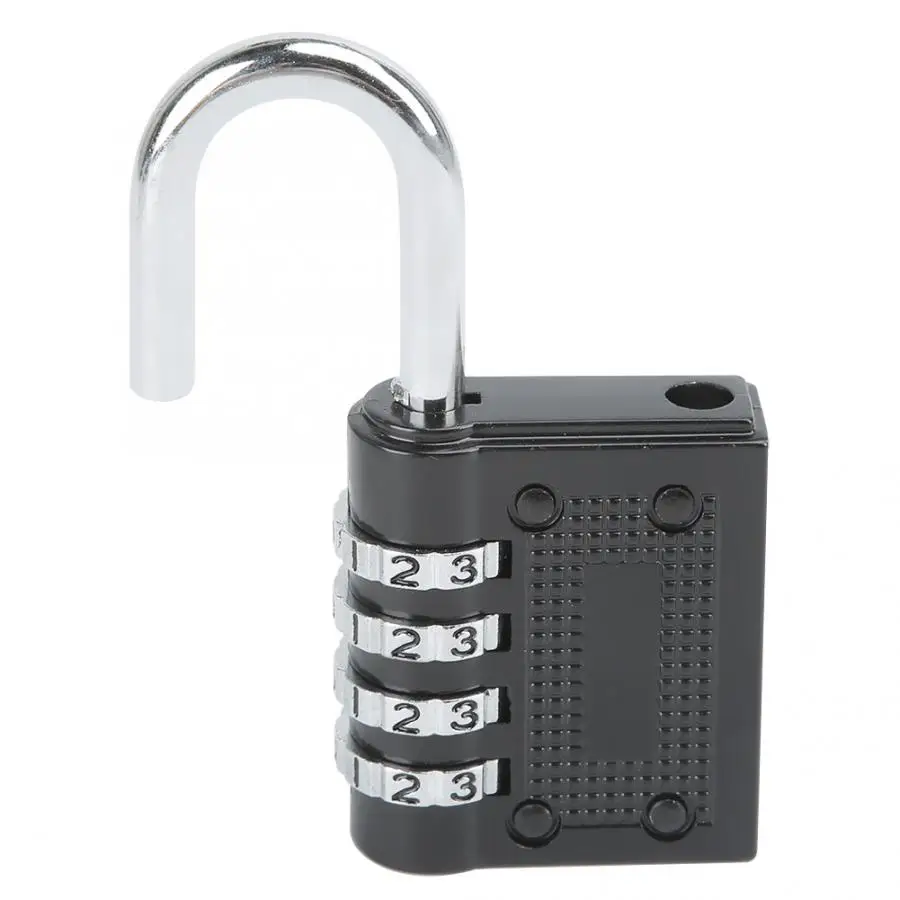 Combination Lock Home Zinc Alloy 4 Digits Anti-theft Coded for Gym School Wardrobe | Обустройство дома