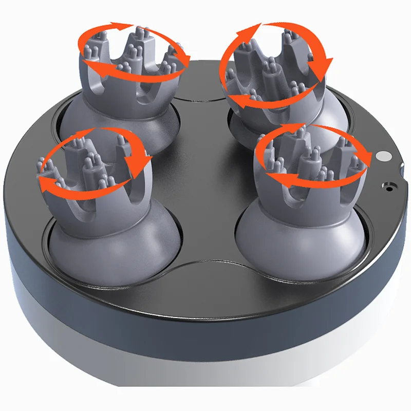 

NO.ONEPAUL Head Massager Electric Kneading Vibration Waterproof Rechargeable Multifunctional Head Massager Massage Relaxation