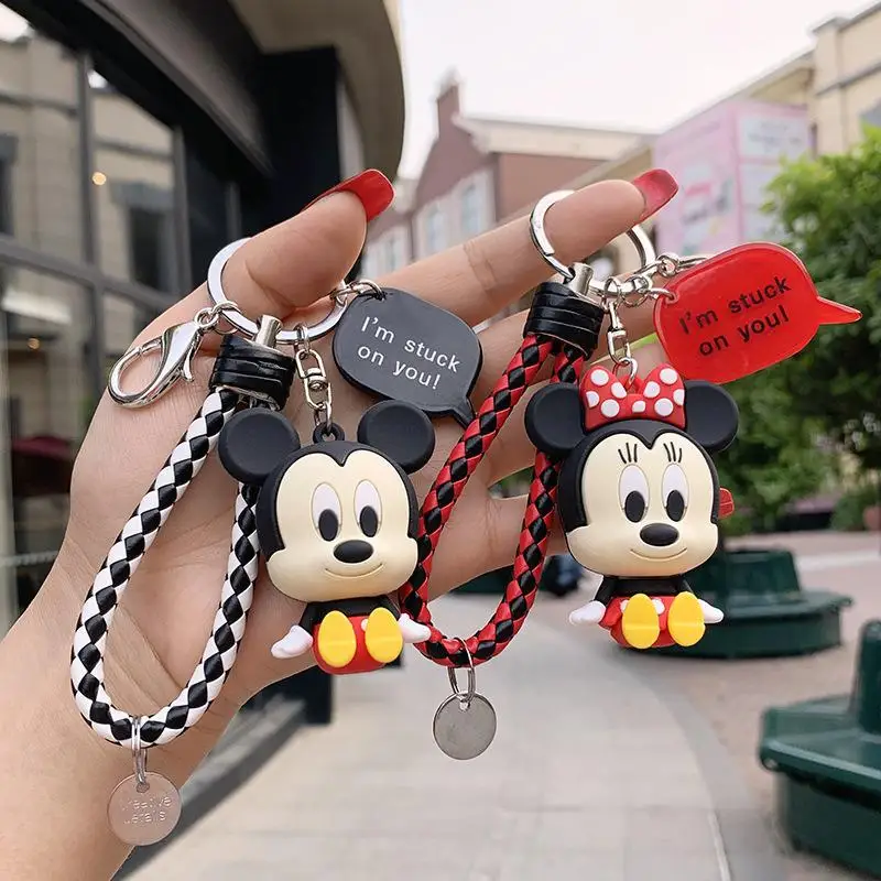 

Брелок Disney Микки Маус модный креативный брелок Подвеска симпатичная кукла брелок Подвеска парные игрушки для молодежи