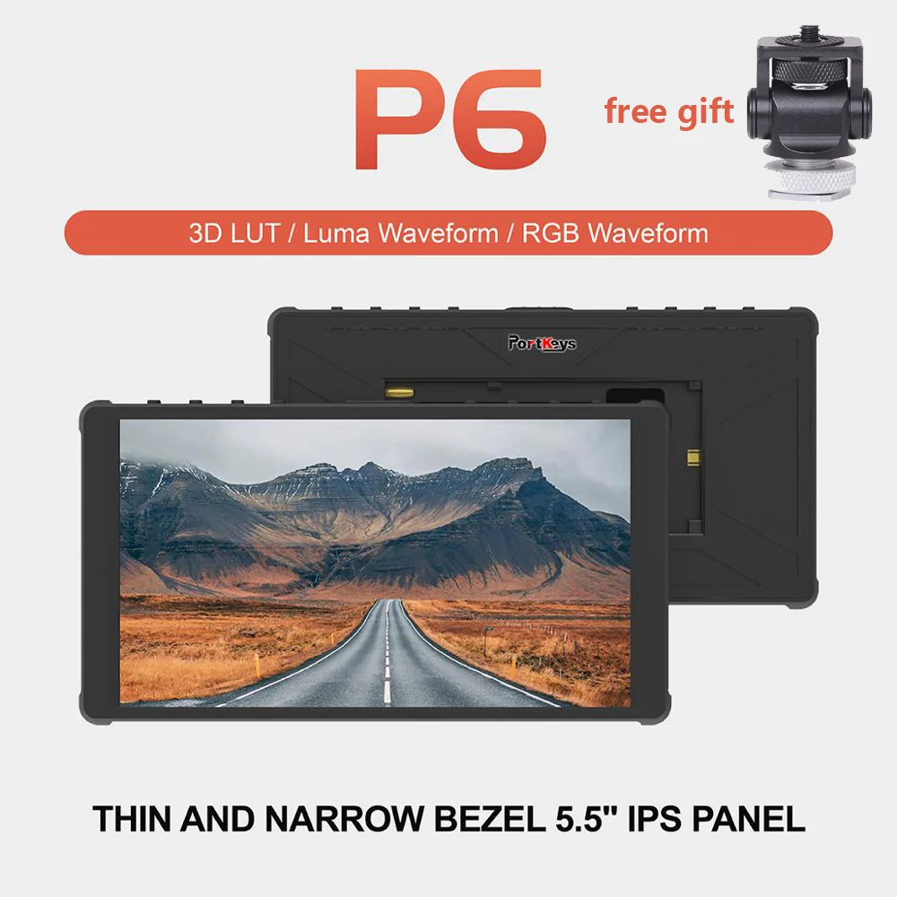 В наличии Новый портключи P6 тонкий и ультра узкой рамкой 5 &quotIPS монитор 3D LUT/лума