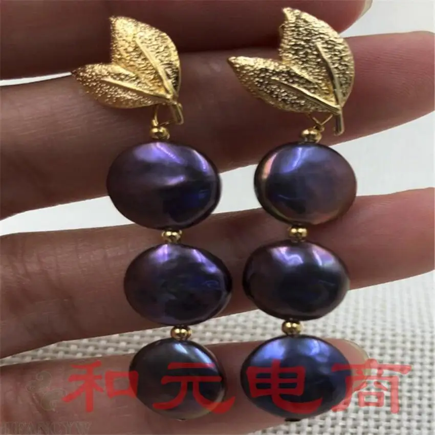 

Подвеска из фиолетового золота серьги с барочным жемчугом пробы, 18K, 10-11 мм