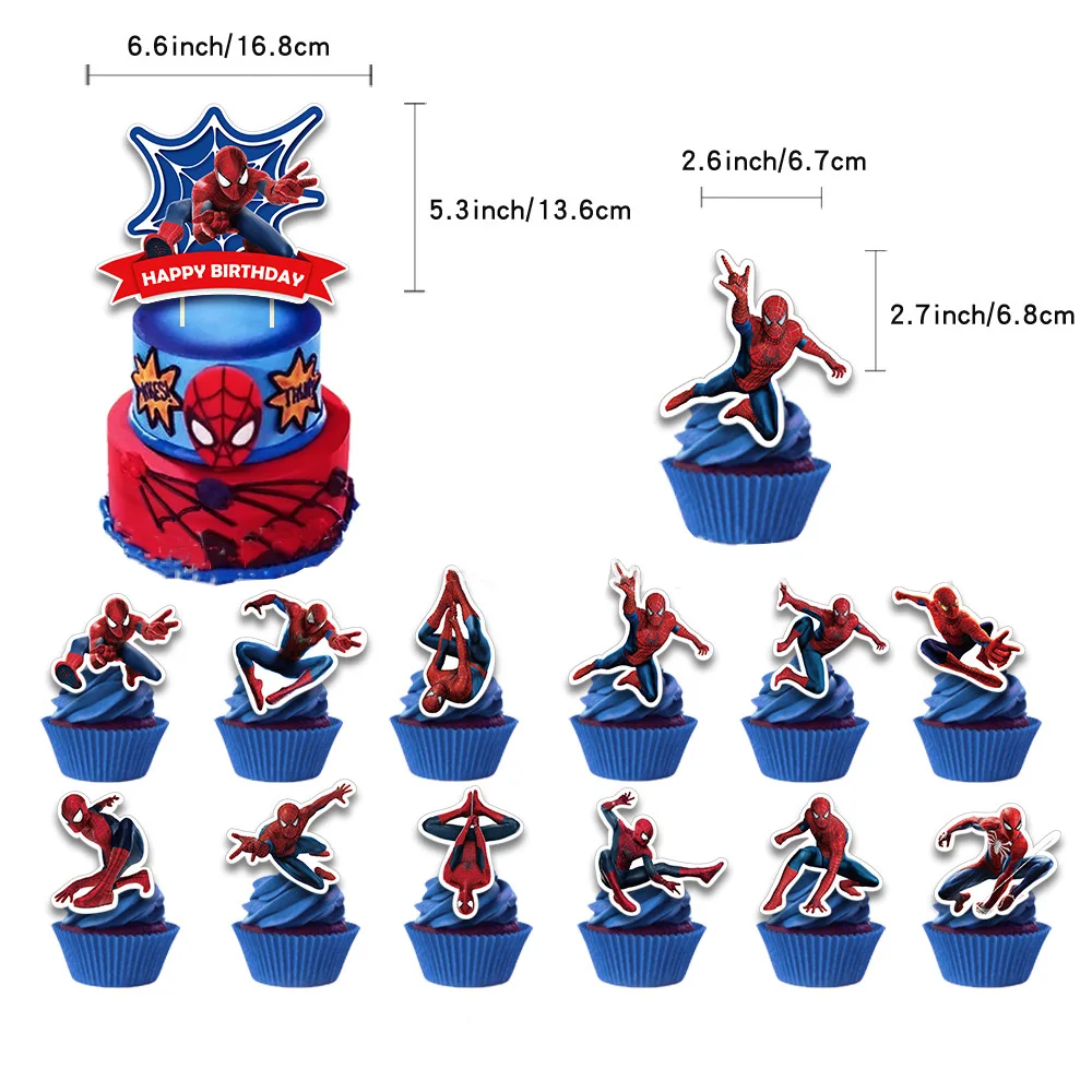 1 Набор Детские латексные воздушные шары Человек паук|Воздушные и аксессуары| |