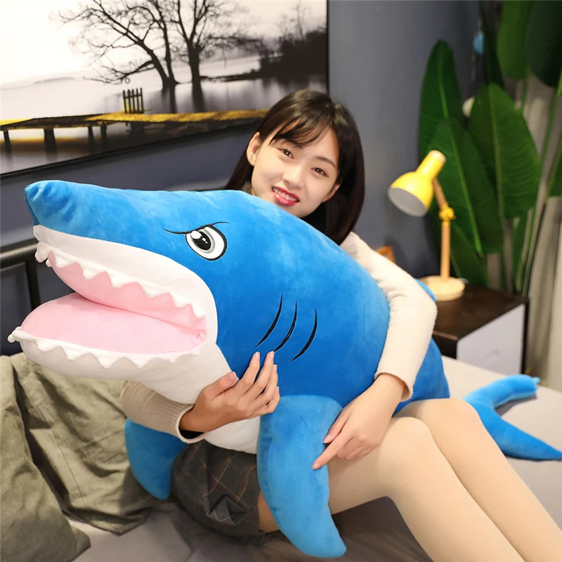 Новые мягкие игрушки животные Huggable плюшевые куклы акулы из России Большой Диван