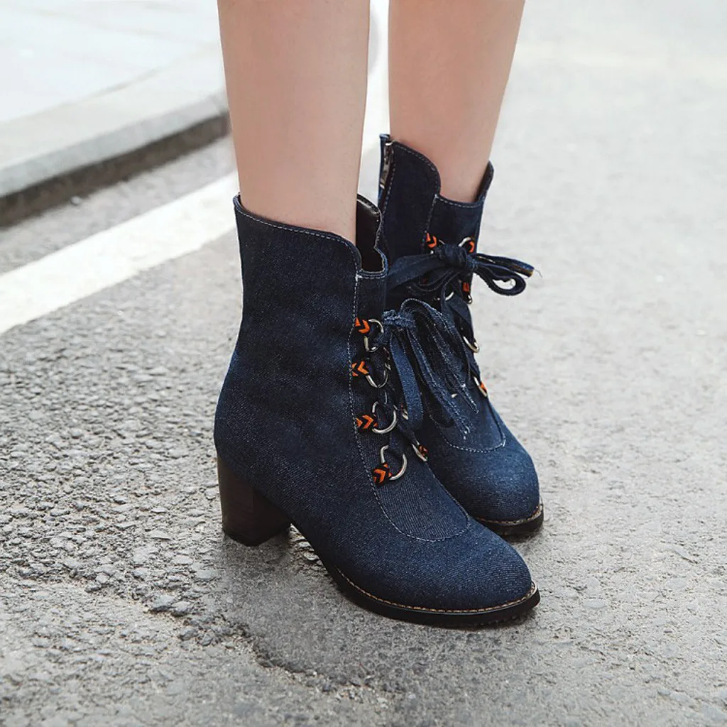 Новинка 2019 зимние теплые женские ботильоны SAGACE в стиле ретро короткие ботинки с