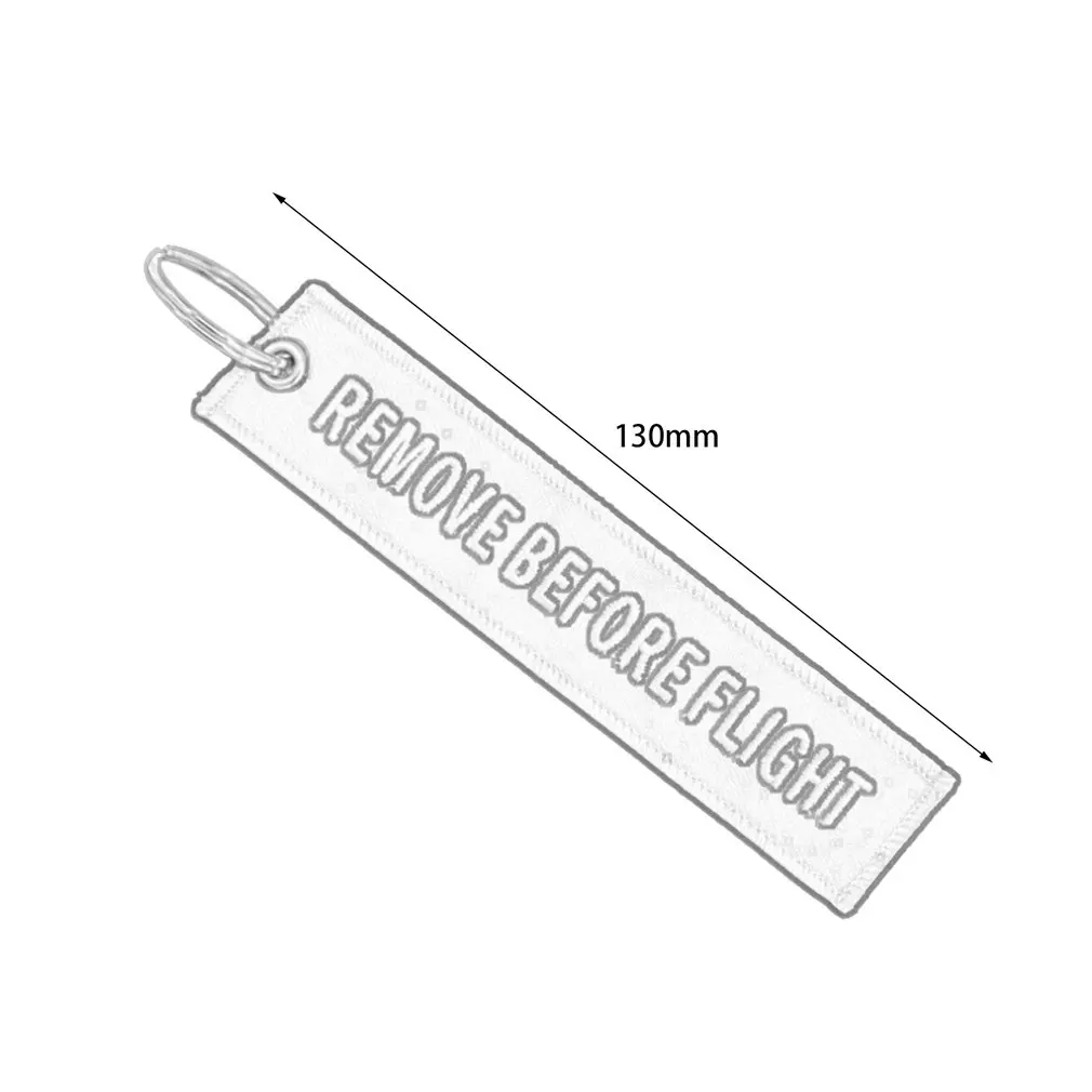Remove Before Flight Key Chain Embroidery Ring Finder For Cars Aviation Tag Small Business Gift | Украшения и аксессуары
