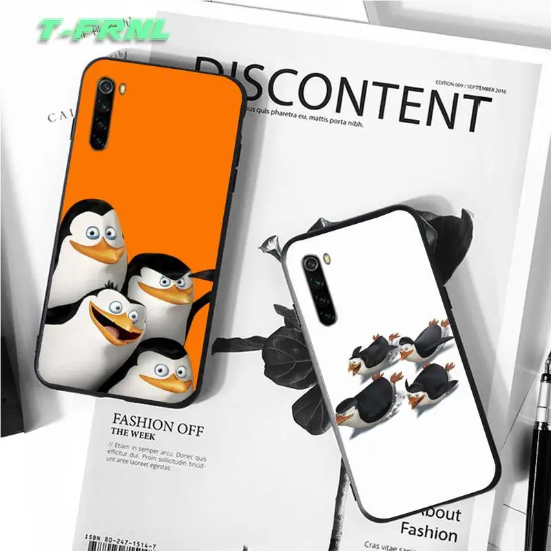

Penguins of Madagascar case coque fundas etui for xiaomi note max mi 7 8 9se Redmi 7 7a 8 8t 9 10 pro lite cases cover