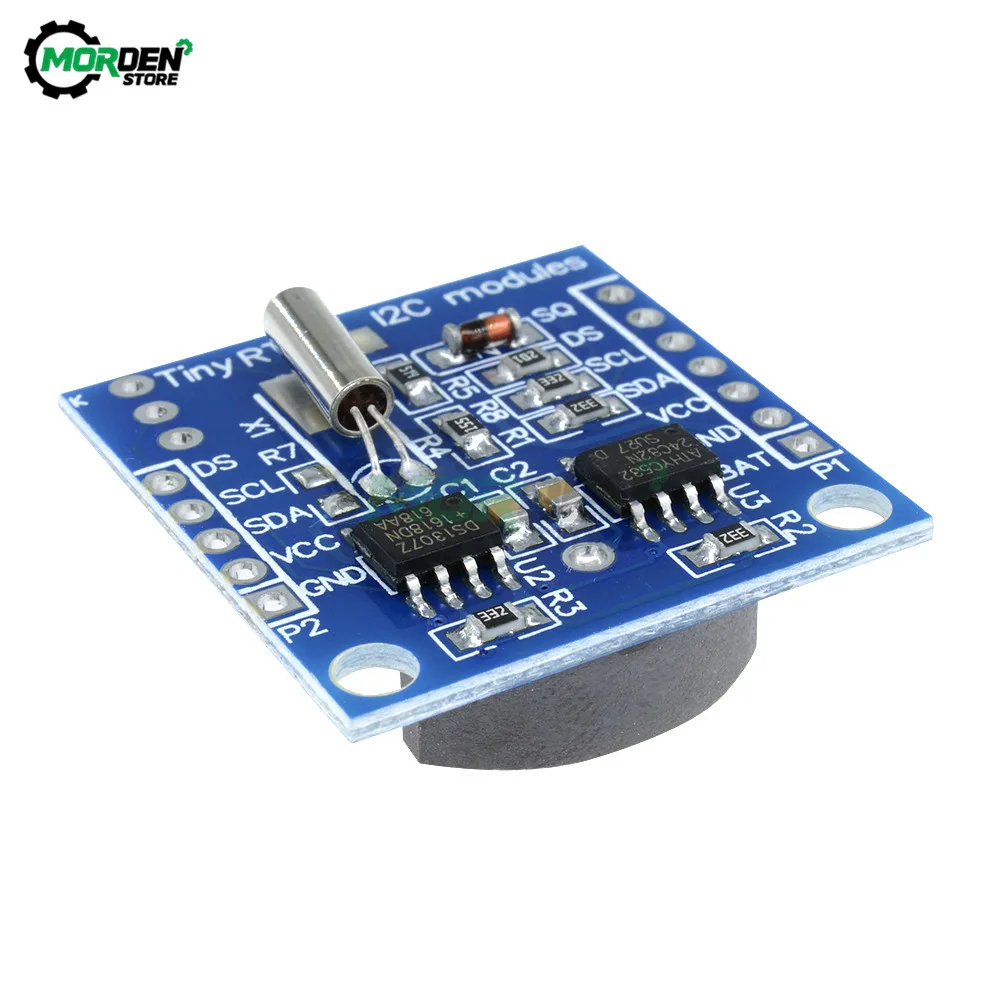 Модуль памяти DS1307 Tiny I2C RTC AT24C32 модуль часов в реальном времени + чип датчика