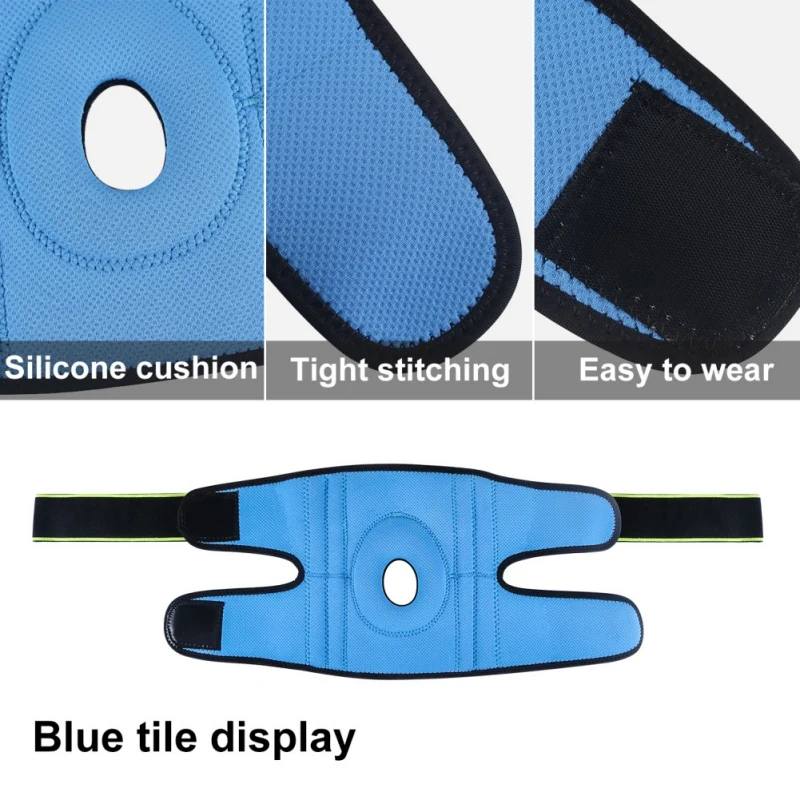 

1 PCS Elastic Knee Support Brace Kneepad Adjustable Patella Knee Pads Safety Guard Strap For Basketball Football Outdoor Sports