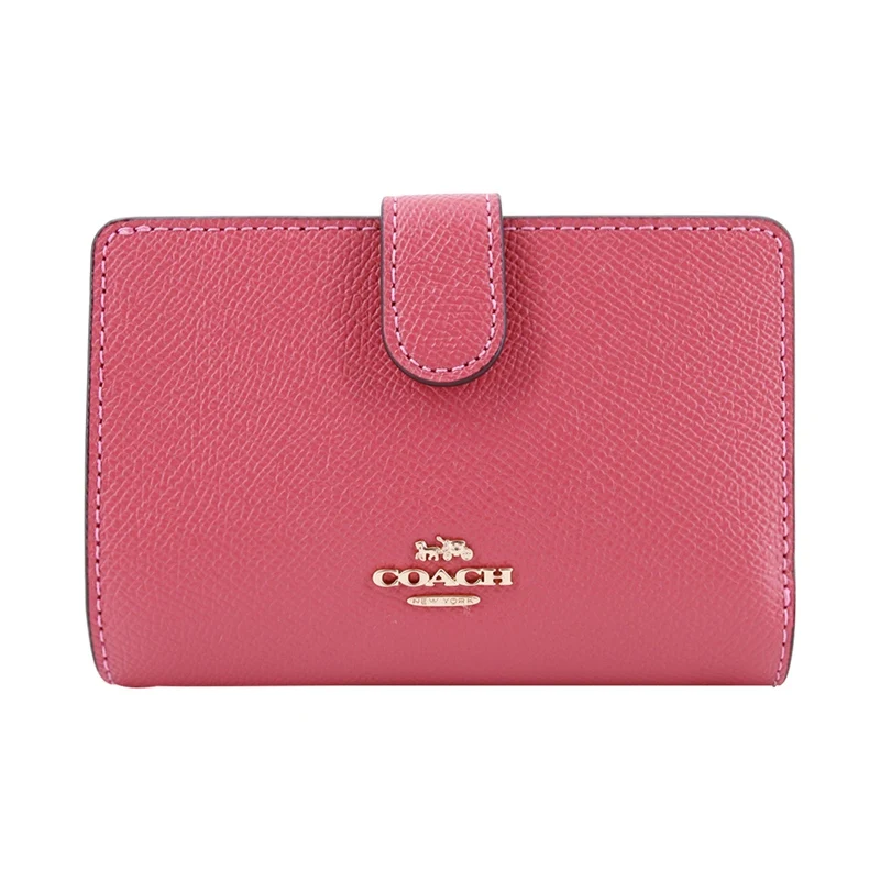 Бумажник на молнии среднего угла COACH F11484 - Цвет: F11484IMLJV