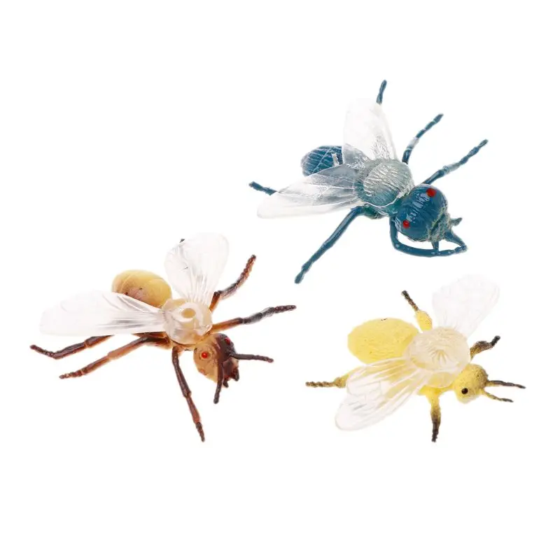 Прямая поставка 12 шт. модели насекомых пластиковые тараканы приколы насекомые