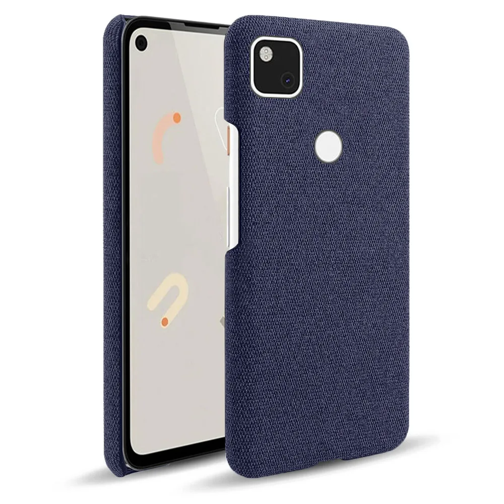 Ткань кожаный чехол на для Google Pixel 4A 4G 4 3A 3 2 XL pixel4a 5G тонкий ТКАННАЯ ретро жесткий из