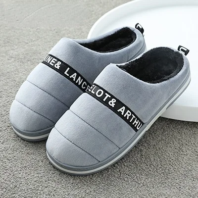 

Хлопковые тапочки для женщин на толстой подошве осень-зима домашние теплые износостойкие хлопковые нескользящие