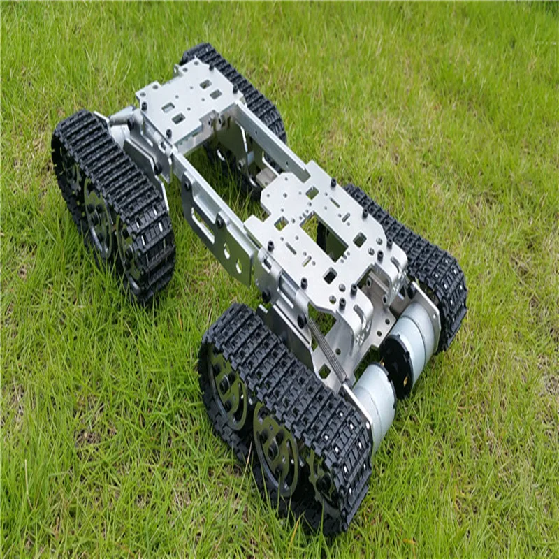 Alloy Metal Tank Chassis Tractor Crawler Balance Tank Chassis RC Tank Mount Truck Robot Chassis Arduino Car