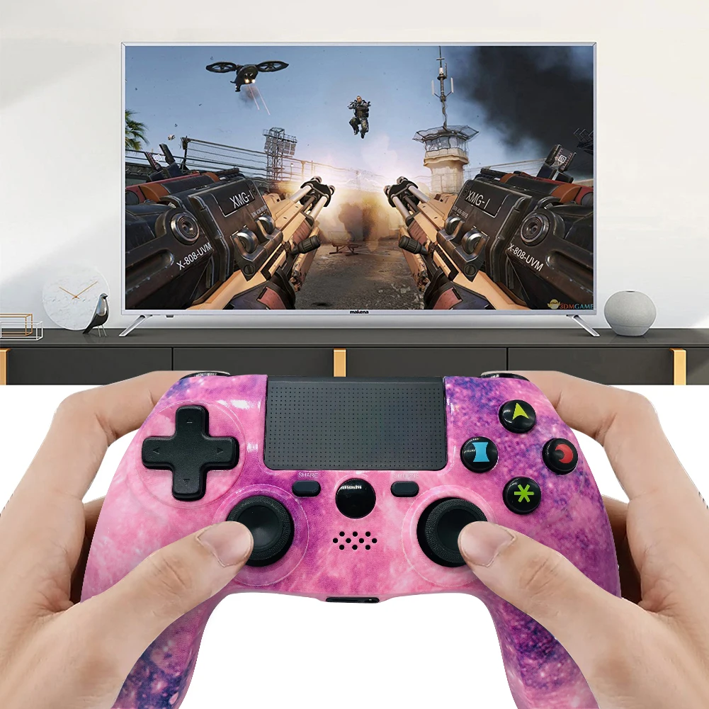 K ISHAKO Manette PS4 джойстик с двойной вибрацией беспроводной Bluetooth игровой контроллер PS
