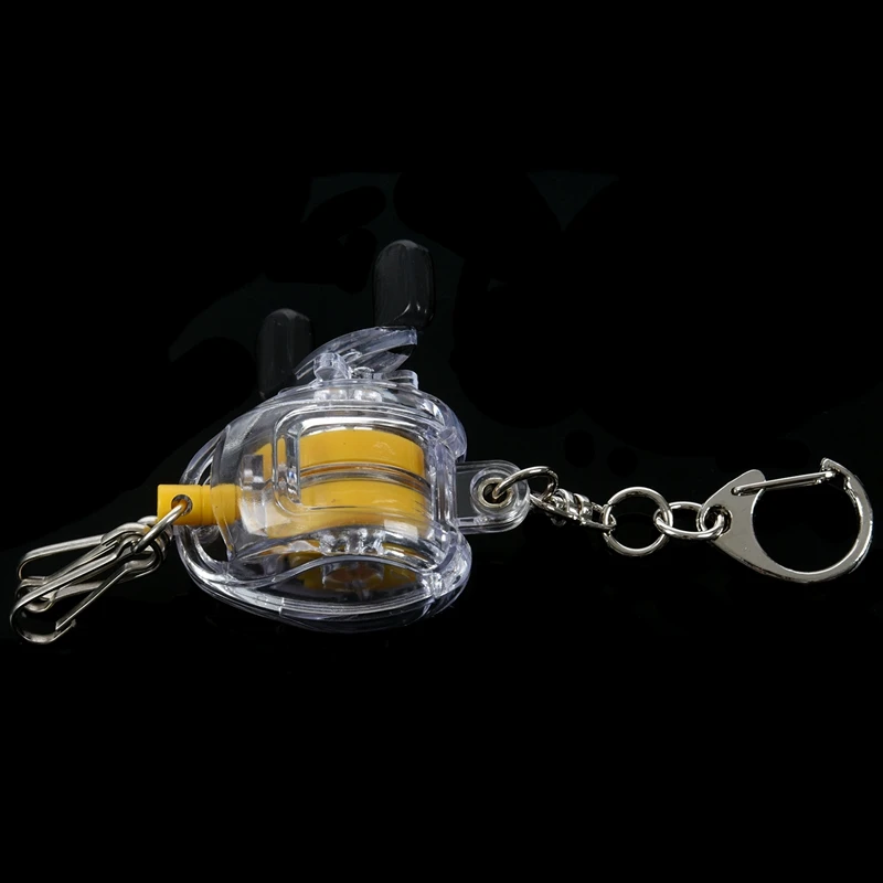 Растягивающийся брелок для рыбьего колеса серебряный цвет рыболовные снасти