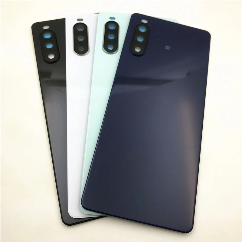 

For Sony Xperia 10 II Original Glass Battery Cover Rear Door Panel Housing Case With Camera Lens Replacement Parts