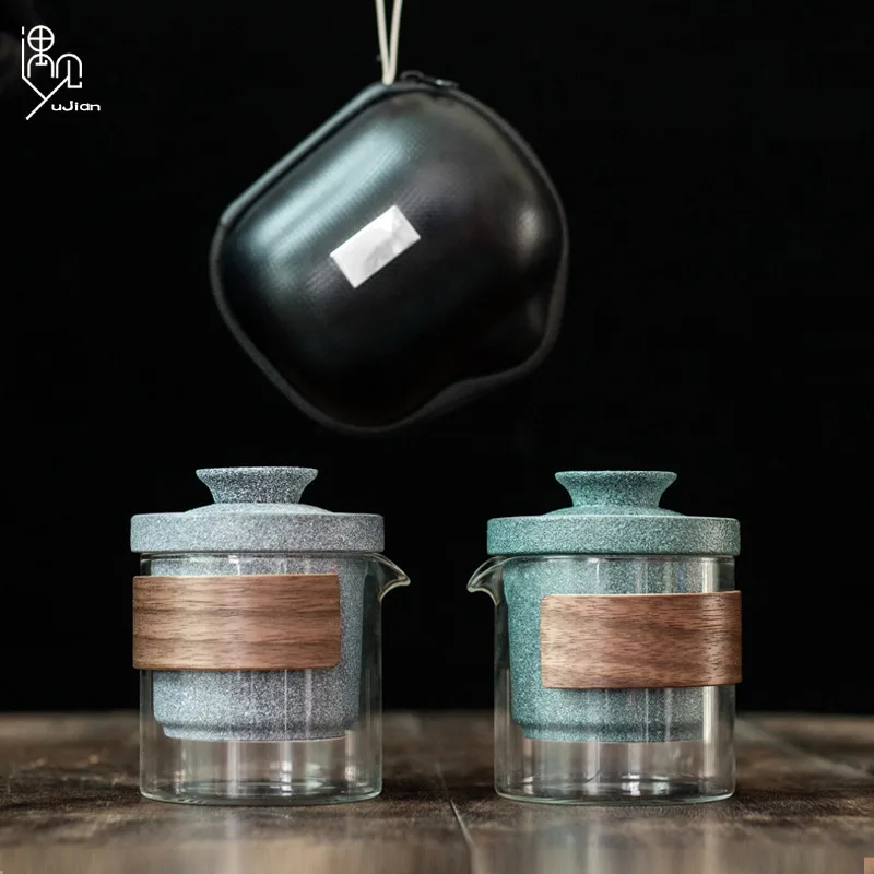 По индивидуальному заказу китайский чайный набор кунг-фу Керамика чайник чашки