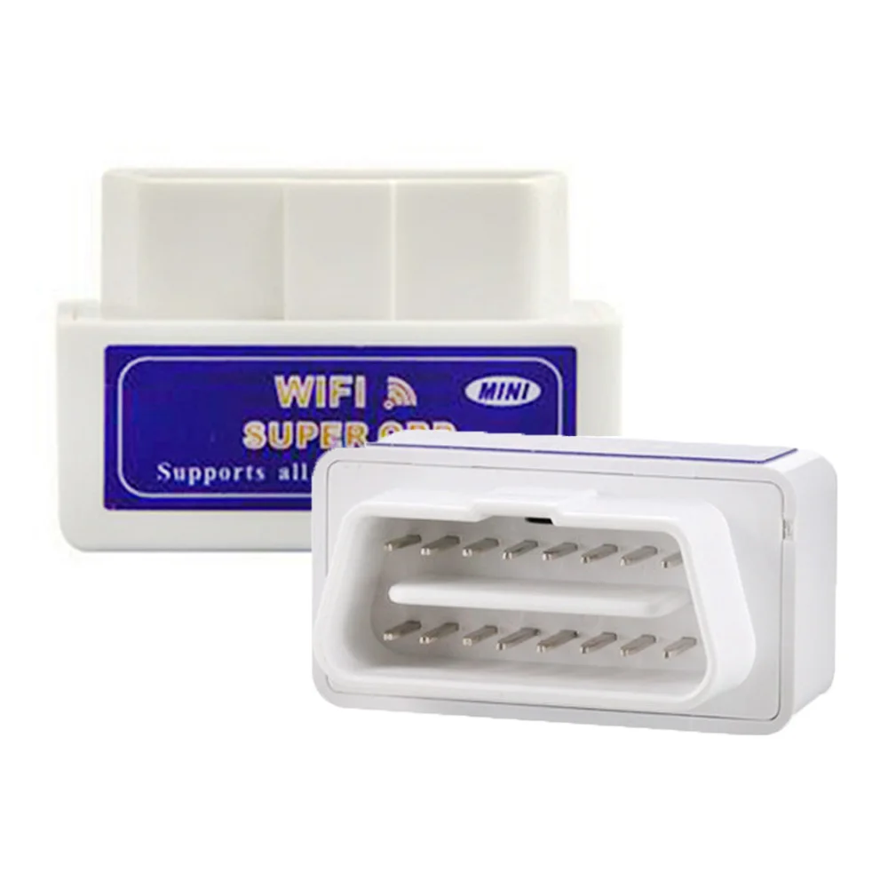 Супер Мини ELM327 OBDII OBD2 V1.5 WiFi Автомобильный диагностический беспроводной сканер