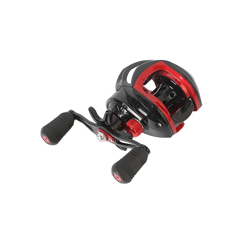 

18 reels for fishing spools, metal reels with unloading force, explosion-proof reels, black descending reels for beginners 2pcs