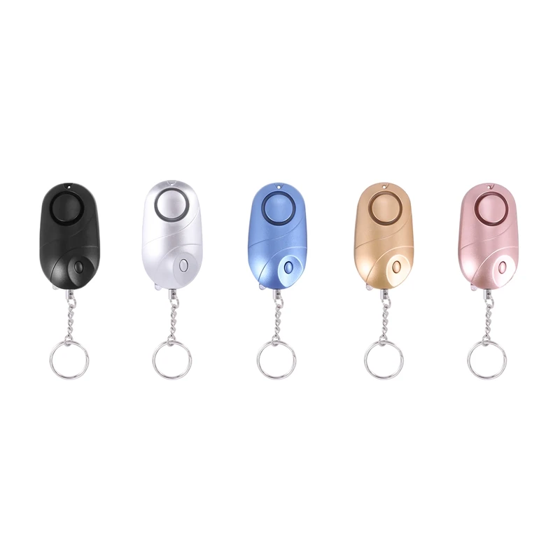 

5 Pack Safe sound Personal Alarm, 130 db Emergency Safety Key Chain, Self-Defense Security Safe Sound Alarm Mini LED Flashlight
