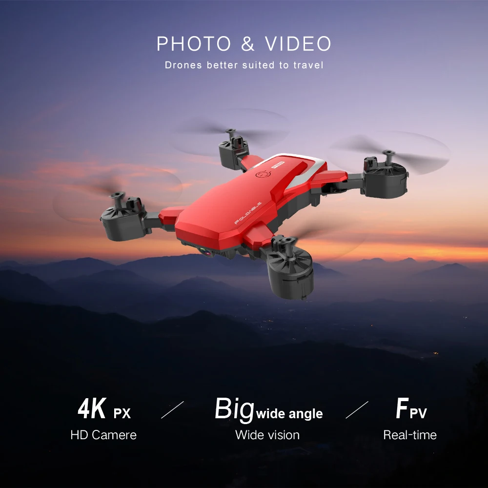 F85 RC Drone 4K HD камера Аэрофотосъемка вертолет для фотографии фиксированная высота 360