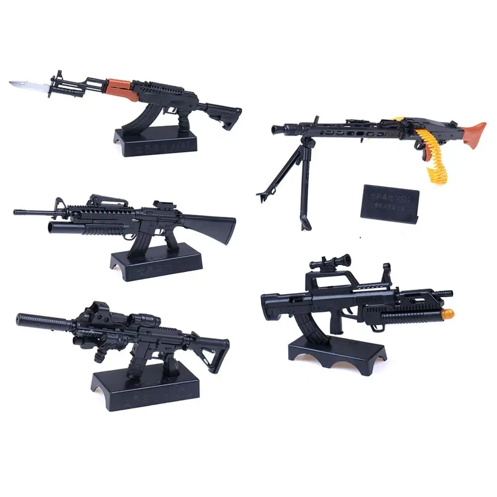 1:6 scale Assembly Gun Model Fourth Generation 1/6 Assault Rifle Light Machine AK47 Soldier Weapon Plastic | Игрушки и хобби
