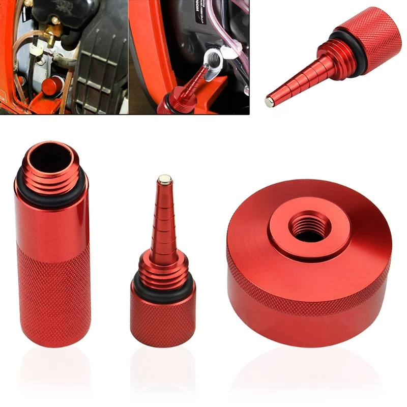 

No Oil Leakage Oil Change Red Funnel Extended Run Gas Aluminum Oil Dipstick Gas Compatible with Honda-EU2200i