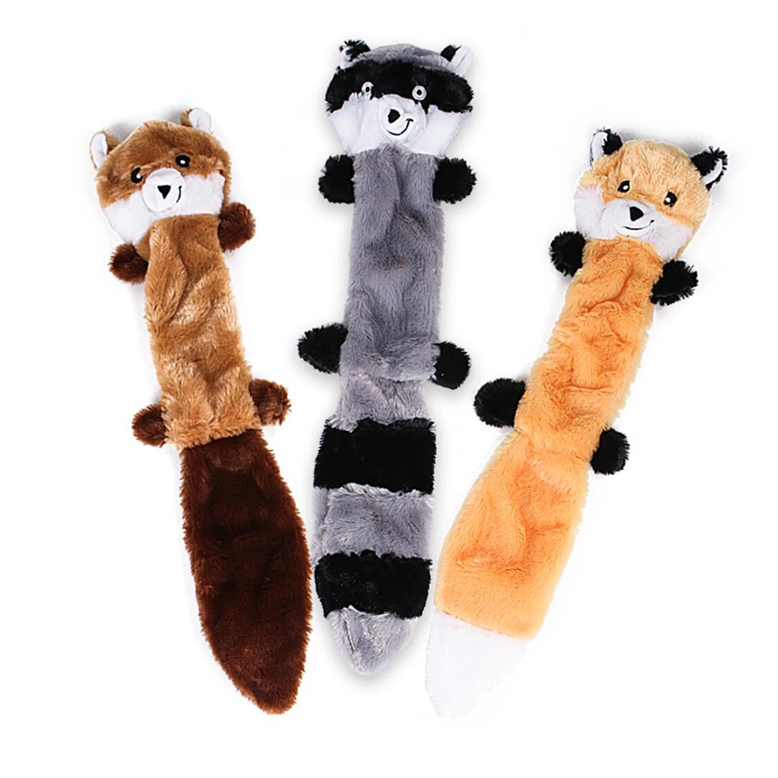 

No Stuffing Squeaky Plush Dog Toy Interactive Pet Plush Chew Toy