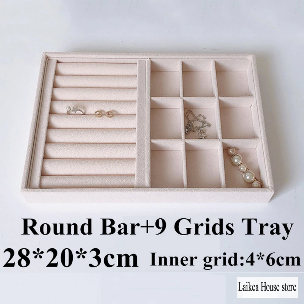 

Velvet Jewelry Box Earrings Organizer Storage Gift Box Jewelry Storage Boxs Portable Necklaces Storage Case Display 15 Sizes