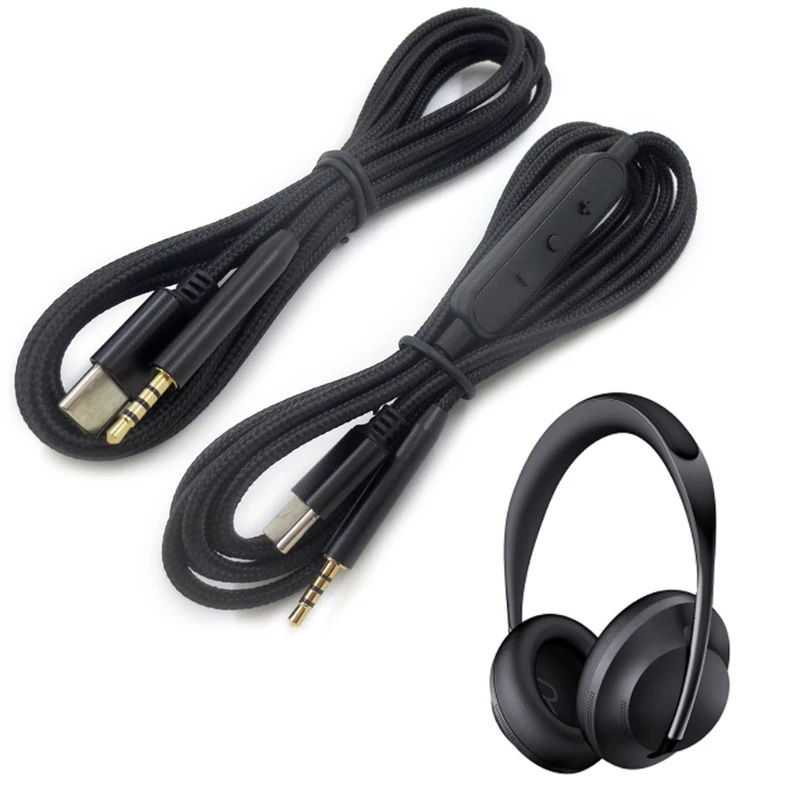 

Replacement Audio TYPE-C to 2.5MM Cable for 700 QC25 QC35 OE2 Headphones Microphone Volume Control