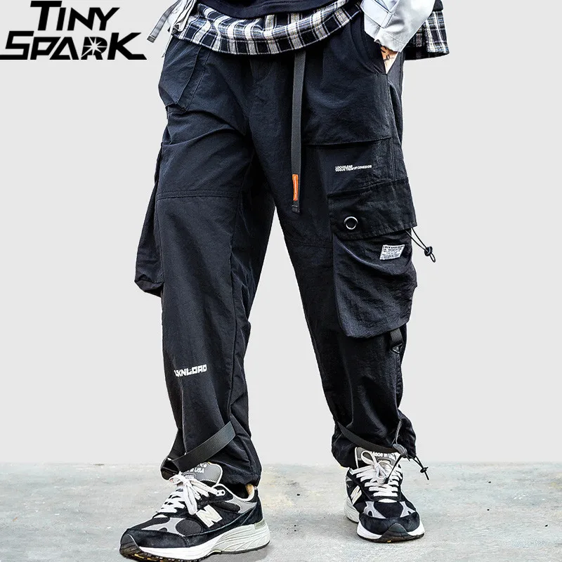 2019 мужские брюки карго в стиле хип хоп с карманами Харадзюку уличная одежда штаны