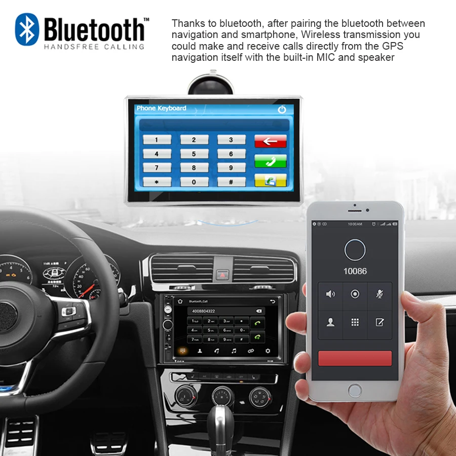 Автомобильный GPS навигатор 7 дюймов 800*480 Bluetooth AVIN MTK win CE 6 0 800 МГц FM DDR3 128 м 8 ГБ CE6.0|vehicle
