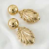 gold color cicada earrings big for woman large animal pendant fashion jewelry as holiday gift new design