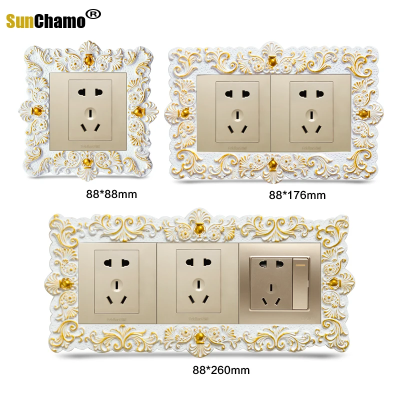 Переключатель на стену с наклейками защитная крышка Европейский полимер