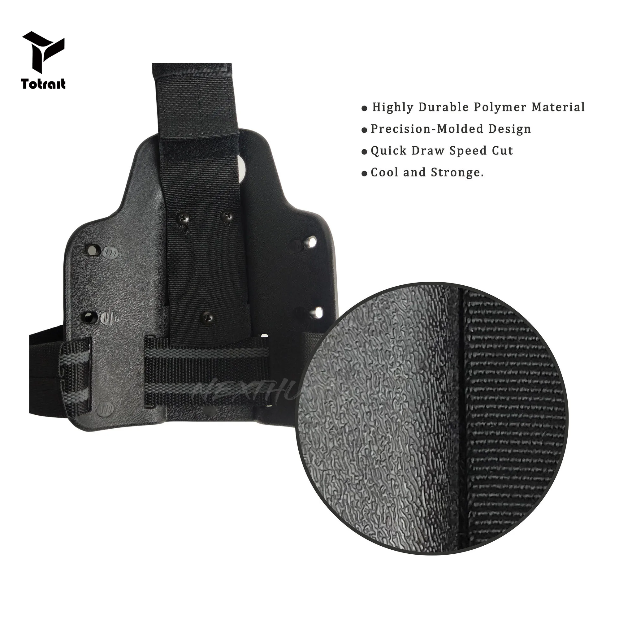TOtrait Leg Holsters for Glock 17/19/22/23/31 Drop Gun Holster Platform Safa Paddle with Flashlight Tactical Ligh | Спорт и