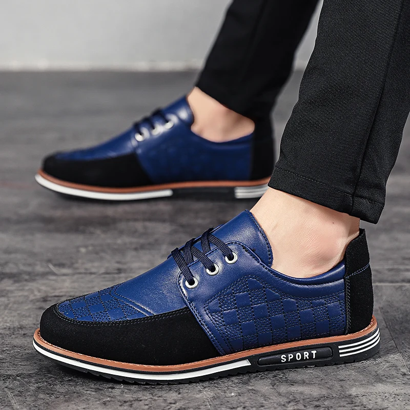

New Men's Golf Shoes Leather Outdoor Golf Sport Training Sneakers for Men Big Size Comfortable Golf Trainers