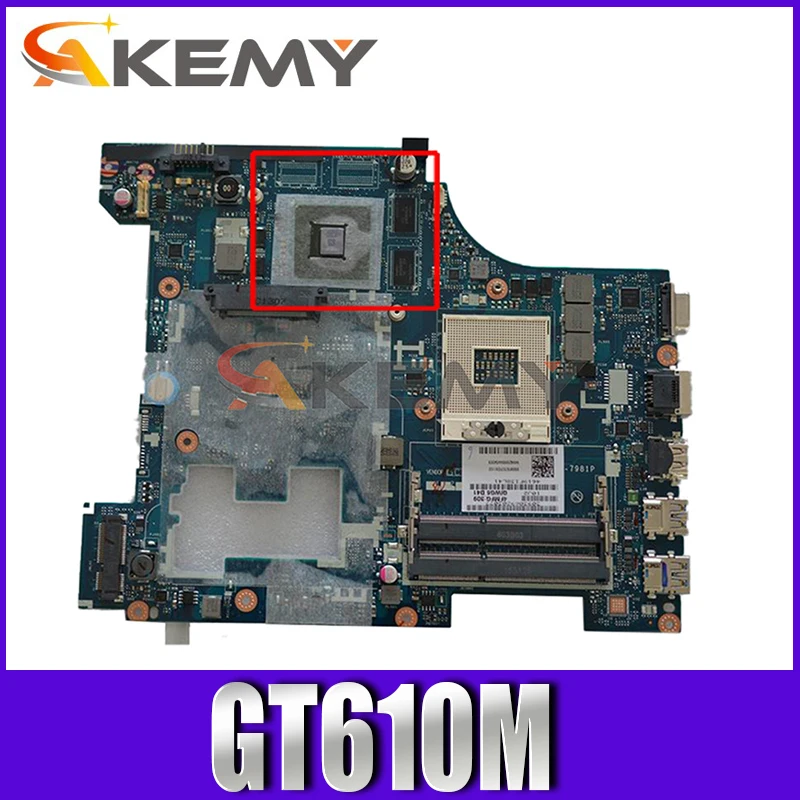 

Материнская плата для ноутбука LENOVO Thinkpad G580 GT610M SLJ8E 15 "дюйма материнская плата QIWG5 G6 G9 LA-7981P 90002015 N13M-GE7-B-A1