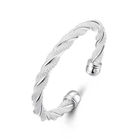 new style 925 sterling silver bracelet womens mens braided bracelet bracelet chain ornament jewelry jewelry punk jewelry