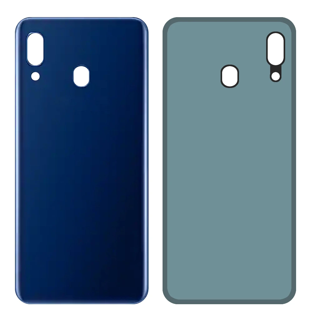 Задняя крышка батарейного отсека для Samsung Galaxy A20 A205 A205F задняя сменная панель |