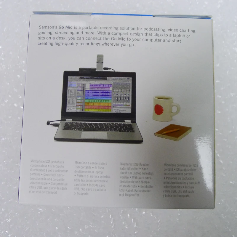 Samson Go Mic компактный портативный USB конденсатор для микрофонной записи микрофон