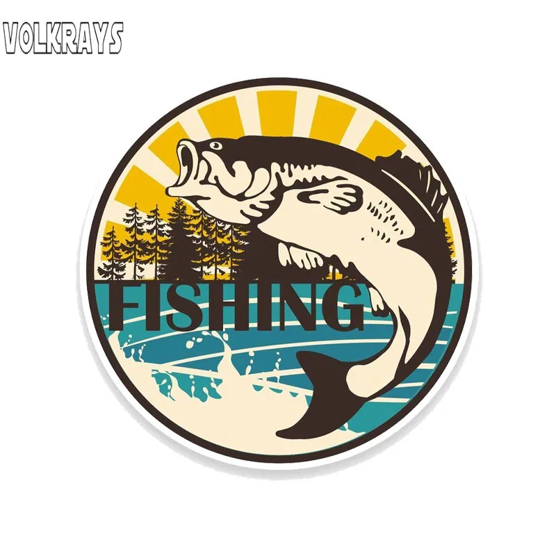 

Volkrays, персонализированная Автомобильная наклейка, аксессуары для рыбалки в дикой природе, водонепроницаемая ПВХ наклейка для мотоцикла Mazda...