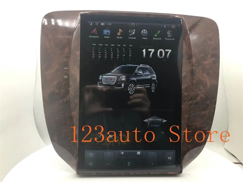 12 1 ''вертикальный экран Tesla Style Android 9 0 автомобильный DVD GPS навигатор плеер для