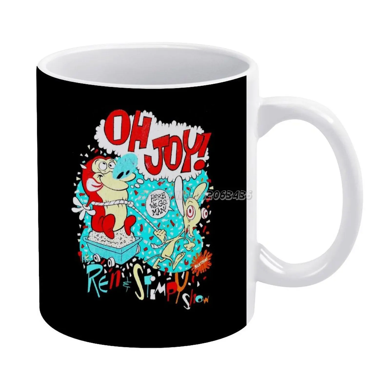 Кружки для кофе Oh Joy Ren And Stimpy художественное искусство улыбка керамическая чайная