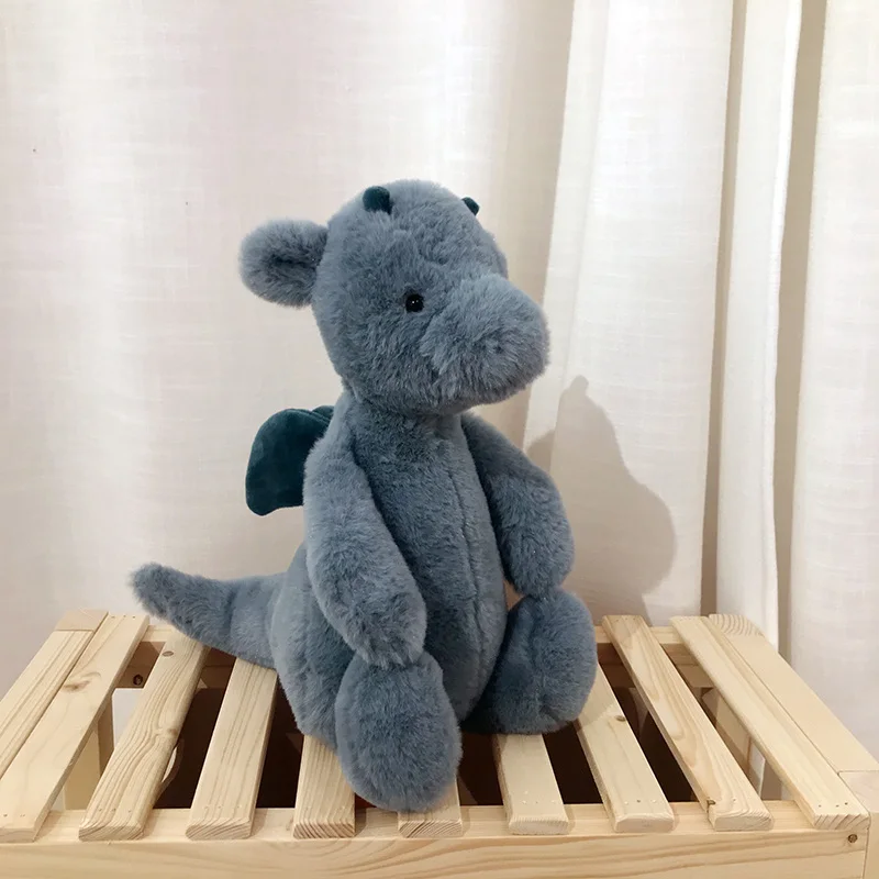 Cute Flying Dragon Plushies Simulation Fox Dinosaur Plush Toy Soft Cartoon Tyrannosaurus Stuffed Doll Baby Appease Children Gift | Игрушки и